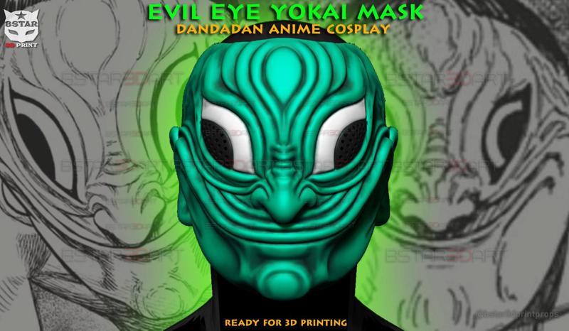 Evil Eye Yokai Mask - Dandadan  Anime Cospla