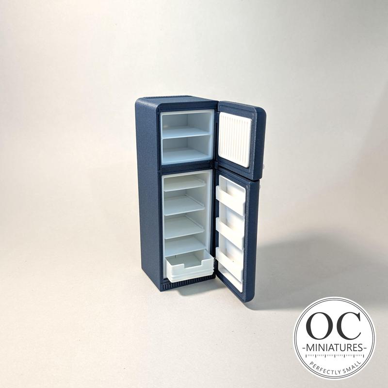 Dollhouse Fridge  - Model Kitchen - 1 12 Scale Doll Accessories