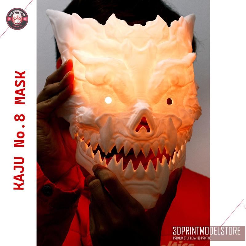 Kaiju No 8 Mask - Hibino Kafka Cosplay
