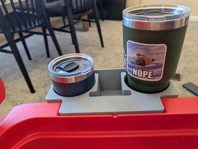 Yeti Roadie cooler cupholder