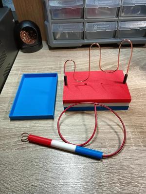 A Fun Self-Designed Steady Hand Game (Wire Loop Game)   