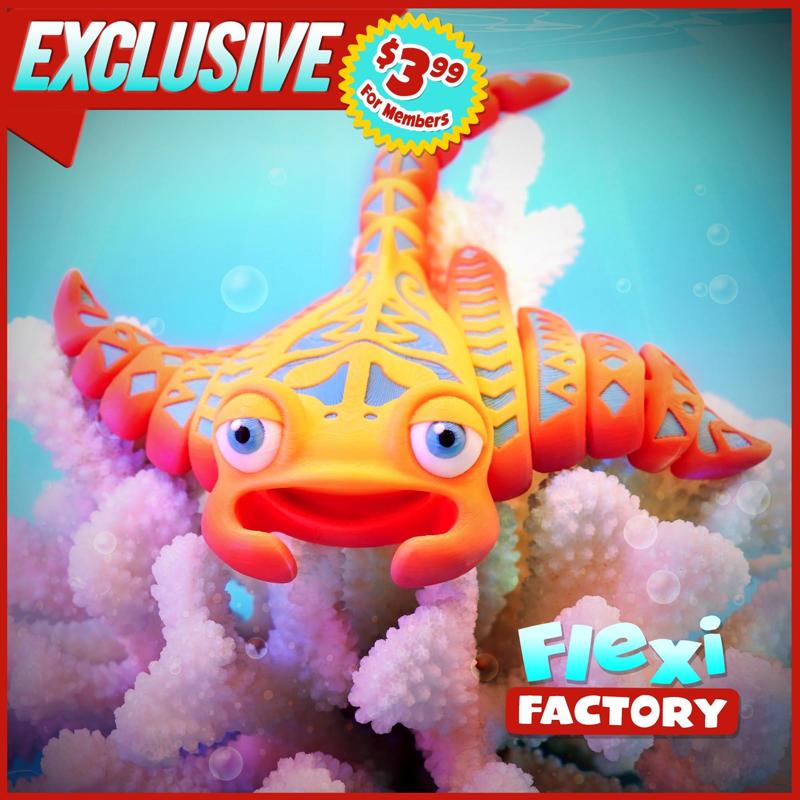 Exclusive: Flexi Factory Manta Ray For Members Only!