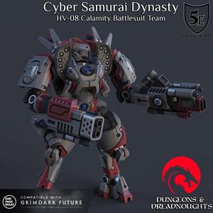 HV-8 Calamity Battlesuit Team