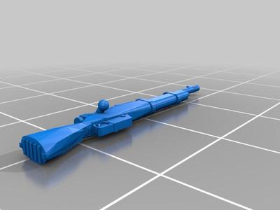 28mm scale rifle