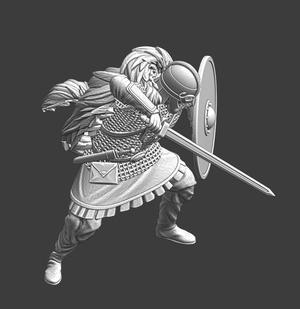 Viking Warrior - Sword and shield