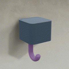 Lucky Paw Latch: 3D Print Your Purr-fect Key Holder! (50x50x39mm)