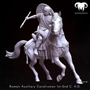 Figure & Horse - Roman Auxiliary Cavalryman 1st-2nd C. A.D. Riding with Rome!
