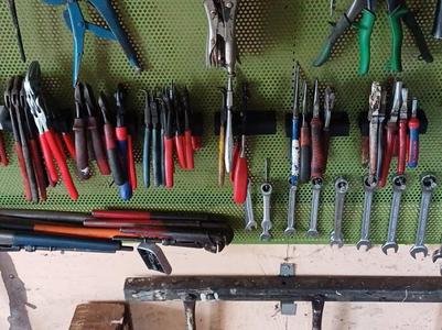 Pliers Storage for Perforated Panel