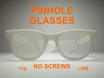 Pinhole Glasses - No screws