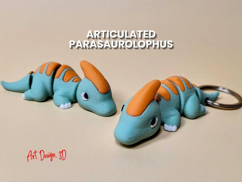 Articulated Dino Parasaurolophus - Strong Joints