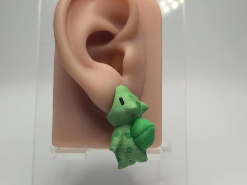 Bulbasaur Chomper Earrings