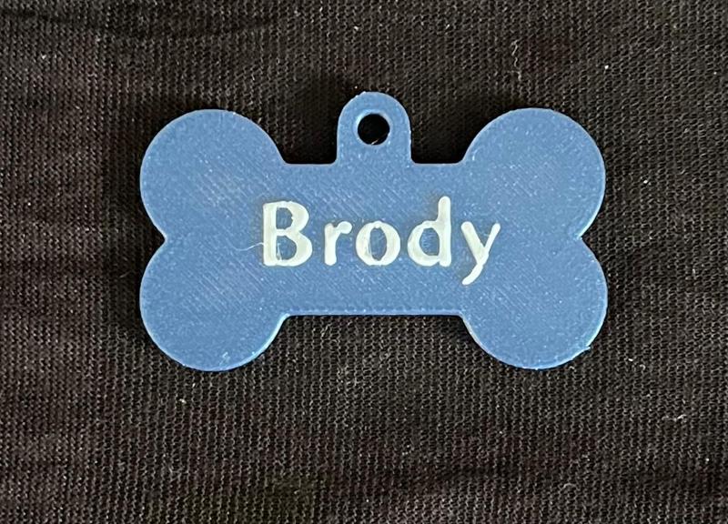 Doggie Name Tag "Brody"