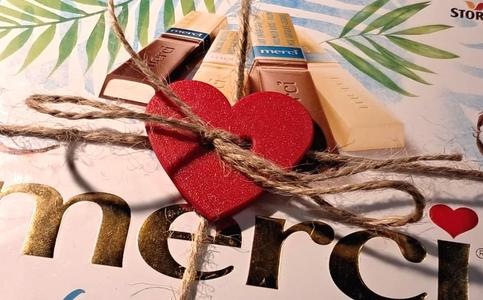 heart bow ribbon decoration for gift 