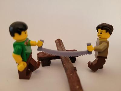 Lego Crosscut Saw / Zweimannsäge