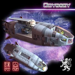 Odyssey 28mm Science and Survey Starship