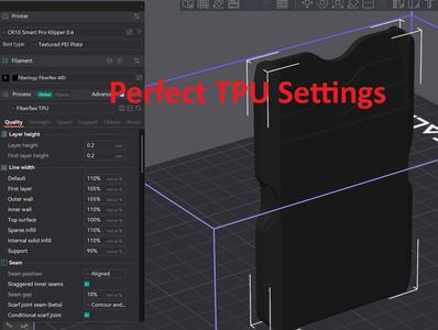 Orca Slicer CR10 Smart Pro TPU perfect settings
