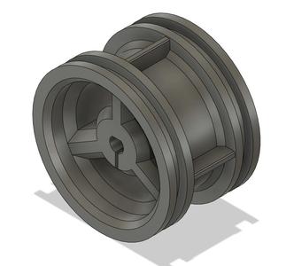 LEGO Technic Compatible Wheel Rim for 3mm D shaft