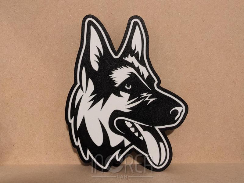 German Shepherd Lightbox LED Lamp