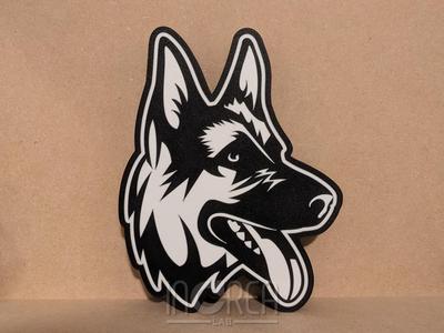 German Shepherd Lightbox LED Lamp