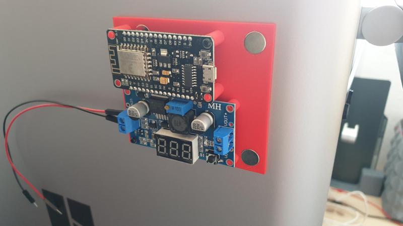 ESP8266 + LM2596S Baseplate with Magnets