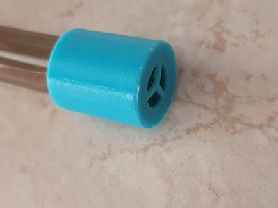 Suction pipe end with an outer diameter of 13 mm