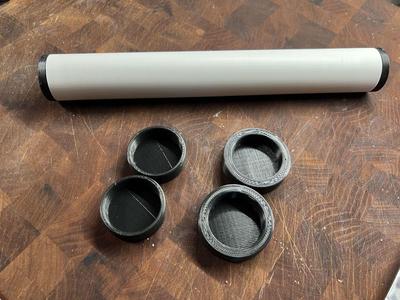Rolling Pin from 1" PVC Schedule 40 Thick Wall