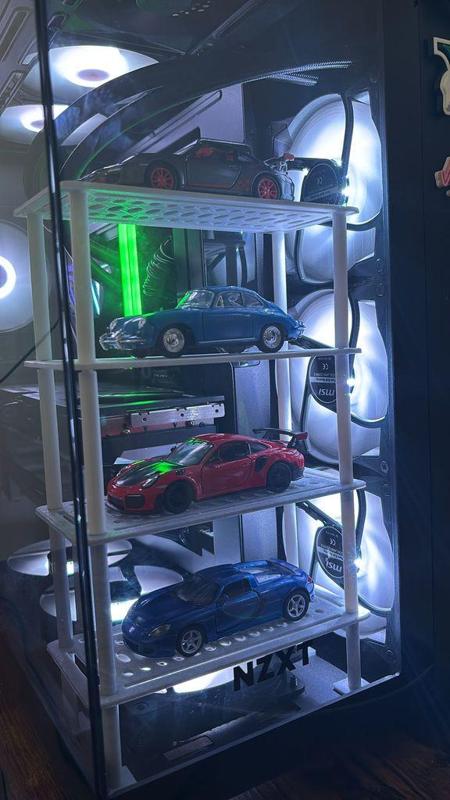 Stackable display shelves