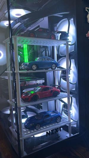 Stackable display shelves