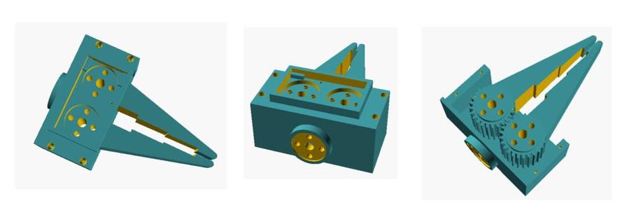 Alternate Gripper for SO-100 robotic arm