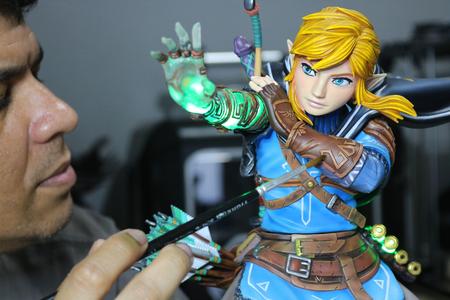 LINK ZELDA TEARS OF THE KINGDOM - TOTK - PREMIUM STATUE