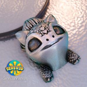 Bulbasaur - Pokemon Ring / Pendant / Keychain - 3D print STL and multicolor 3MF file