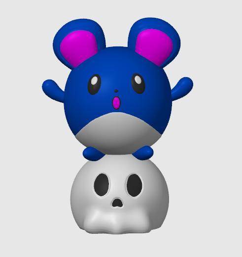 Halloween Marill (no support, 3mf included)