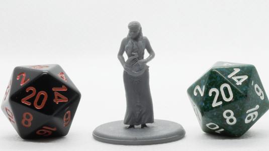 Half Elf Bard - Tabletop Miniature