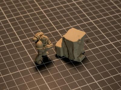 Miniature Terrain - Rock #12