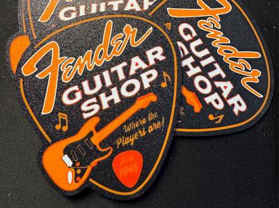 Fender Guitar Shop Coaster 