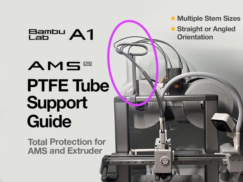A1 PTFE Tube Support Guide - AMS Lite