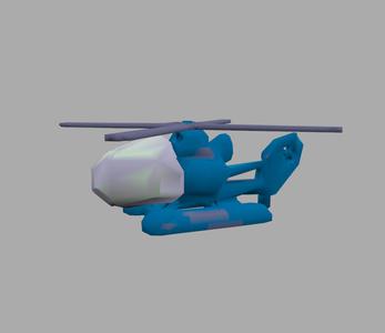 Helicopter with float - 6mm