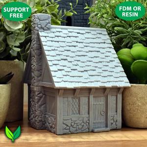 Medieval House / Fantasy Home "Dickens Den" - 28mm Scale