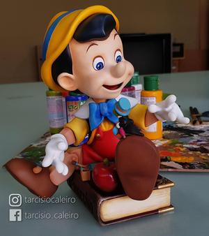 Pinocchio 3D print model - splited parts