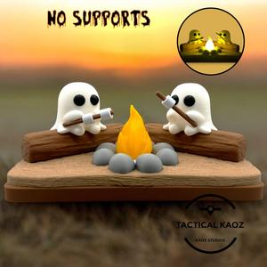 Ghostly Campfire - No supports or AMS - Tea Light