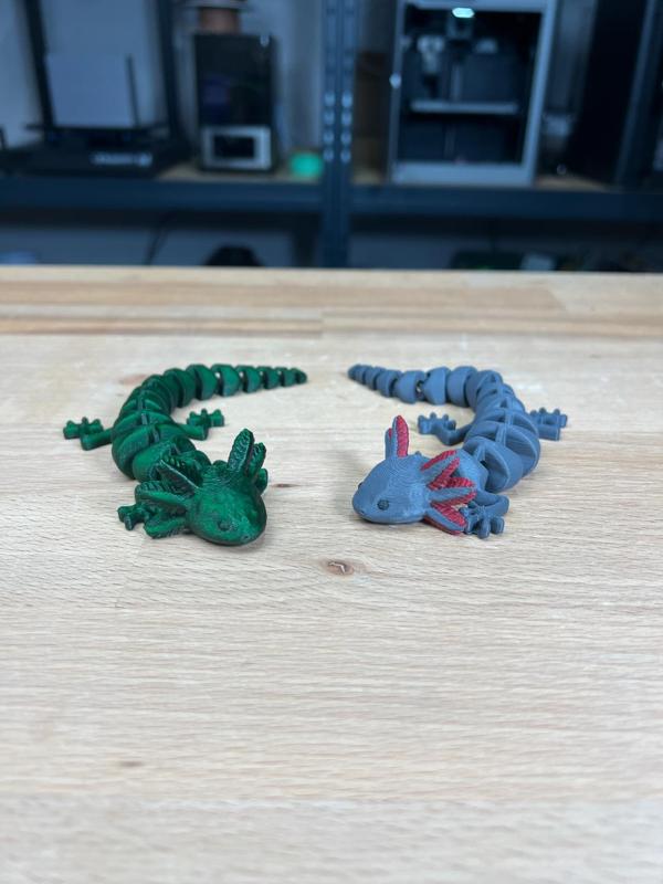 Articulated Axolotl - Multicolor and Singlecolor Profiles