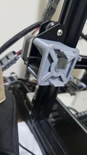 Ender 3 + Microsoft Life Cam VX 2000 Webcam Z-Axis Holder Left Side
