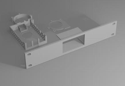 Orange Pi 5 Pro 10" Rack Mount Plate