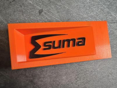 Door stop (doorstopper) with space for logo