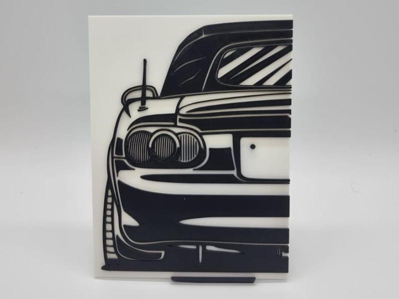 2D Wall Art Mazda MX5 Miata Cabrio JDM