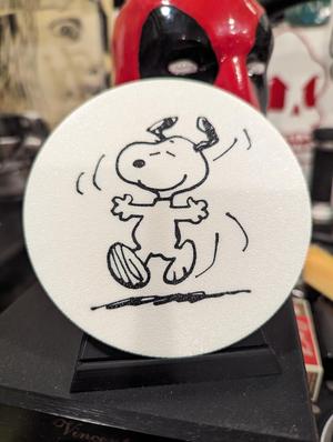 Snoopy "Dancing" Coaster