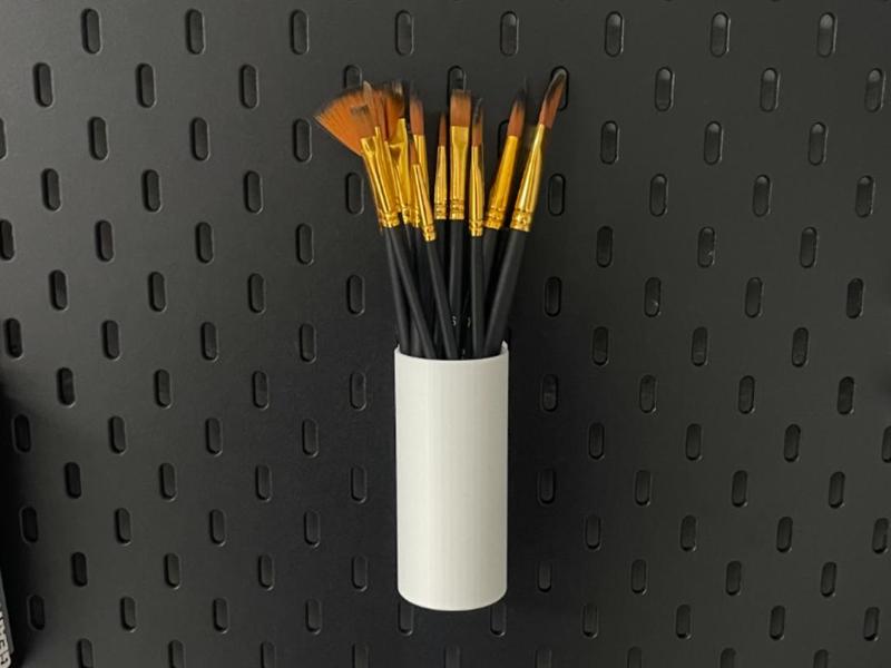 Ikea Skadis Paint Brush Holder