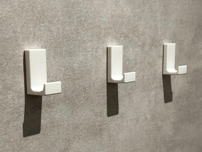 Towel hook for doublesided tape