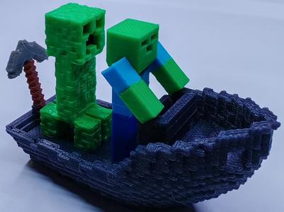 Minecraft Blocky Benchy