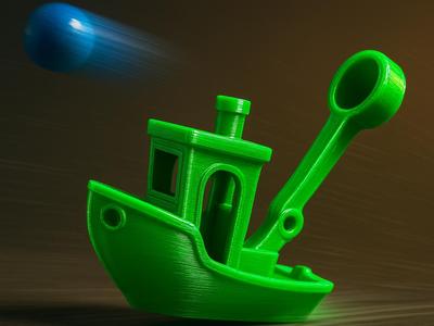 Benchy Catapult Shooty 3000 by 3dGAPI